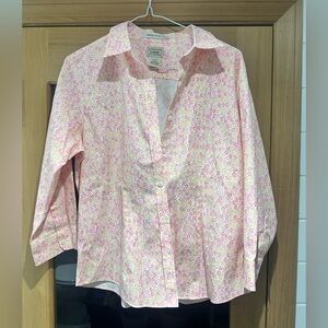 L.L. Bean Floral Button-Up Shirt
Size: Small